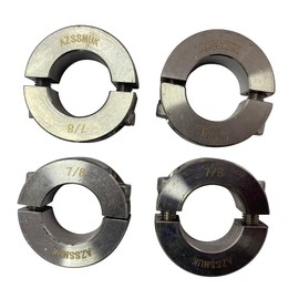 AZSSMUK Bore 7/8'' Double Split Shaft Collar Stainless Steel Lock Collar Clamp Set Screw 4PCS(7/8'', 4)