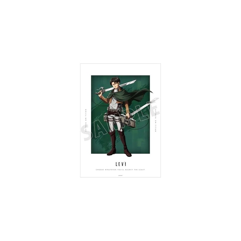 Attack on Titan Levi After Battle Ver. A3 Matte Poster