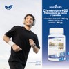 Natural Health Chromium 400 | Suplemento Alimenticio con Polinicotinato de