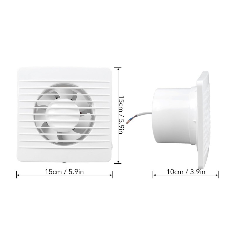 Powerful Mute Ceiling Kitchen Exhaust Fan Ventilation Wall Mount Bathroom