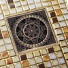 Floor Drain European Style Antique Bathroom Copper Drain Set for