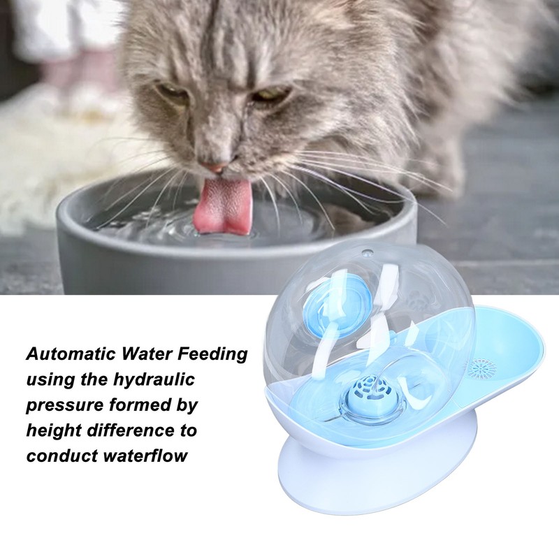Automatic Cat Water Dispenser 2.8L Deatachable Durable Plastic Filter System