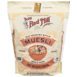 Bob's Red Mill Old Country Style Muesli, 40oz (Pack of 4) - Non GMO, Whole Grain, Vegan, Kosher