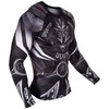 Venum Herren Gladiator 3.0 Lange Ärmel-Rashguard, Schwarz/Weiß, XL
