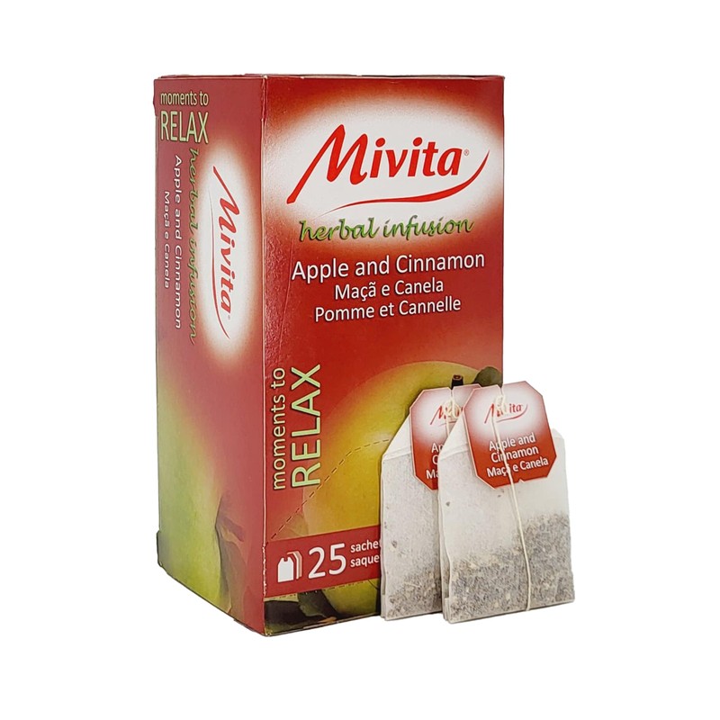 Mivita Apple and Cinnamon Infusion, pack of 4, total of