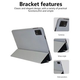 For Teclast T60 Plus 12 inch Tablet,Smart Case, Shockproof,Full Protection with Multi-Viewing Angles and Sleep/Wake Function,Black