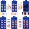 600pcs Nail Tips Artificial Nails Ballerina Long Colourful Nail Tips