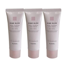 Visual Pink Aloe Cool Calming Sun Cream 40ml (SPF50+) 3 Pieces / Circle / 비주얼 핑크 알로에 쿨카밍 선크림 40ml(SPF50+) 3개  써클