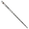 Clarke Original C Tinwhistle - Silver with Black Diamond Decor