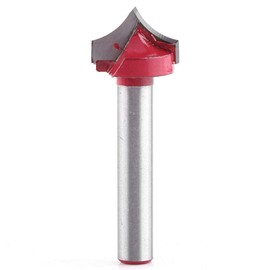 Akozon V-Nut Milling Cutter 6 mm Shank 3D CNC Engraving V Groove Needle Point Milling Cutter Woodworking Bit Carving Tool CNC V-Groove Cutter Tungsten Steel Woodworking Sharp Cutting Tool(16mm)
