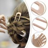 Yeanifeana 2 Piezas Horquillas para el Cabello Forma U Pinza