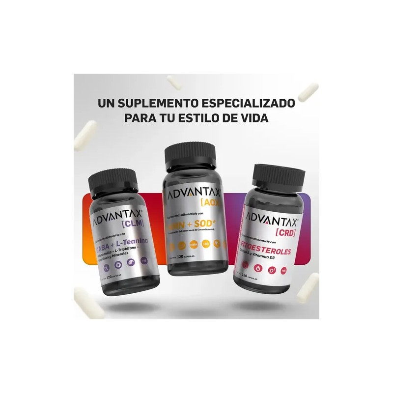 Advantax® Clm Gaba, L-teanina, L-triptófano Y Vitaminas Sin Sabor