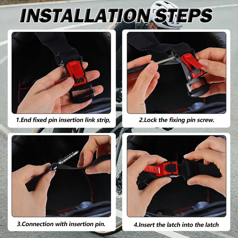Motorcycle Helmet Quick Release Kit Metal Motorcycle Helmet Accessories Chin
