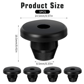 5Pcs Oil Plug Fit Hole of 5/16" Rubber Hydraulic Jack Oil Plugs Universal Jack Replacement Accessories Hydraulic Filler Bung for Oil Reservoir Filler Hole Jack Accessories