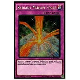 yugioh - Radiant Mirror Force PGL3-EN093 1st Edition Gold Rare - Premium Gold: Infinite Gold