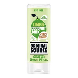 Original Source Vegan Lime and Coconut Shower Milk, (250 ml x 6 Bottles)