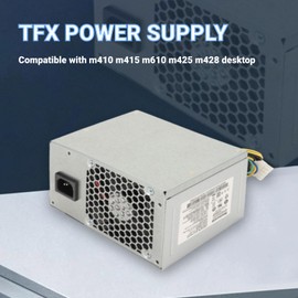 TFX Power Supply, PC Motherboard 10pin CPU 4pin Computer Power Supply Module, Computer Power Supply Replacement for M410 for M415 for M610(HK280 23PP 180W)
