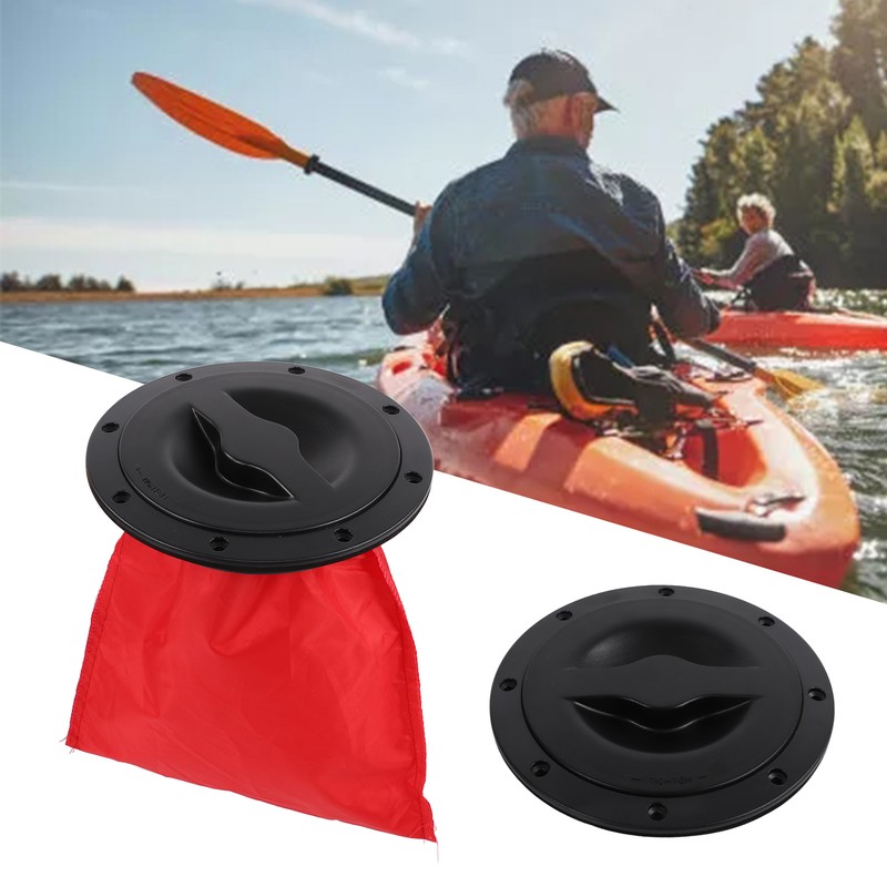 Kayak Compartment Cover Waterproof Rotating 6 Inch Canoeing Deck Plate