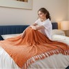 BATTILO HOME Chenille Throw Blanket for Couch, Soft Warm Cozy