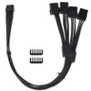 LUMINFLY 16Pin Male to Pcie 5.0 3X8 Pin Sleeved Extension