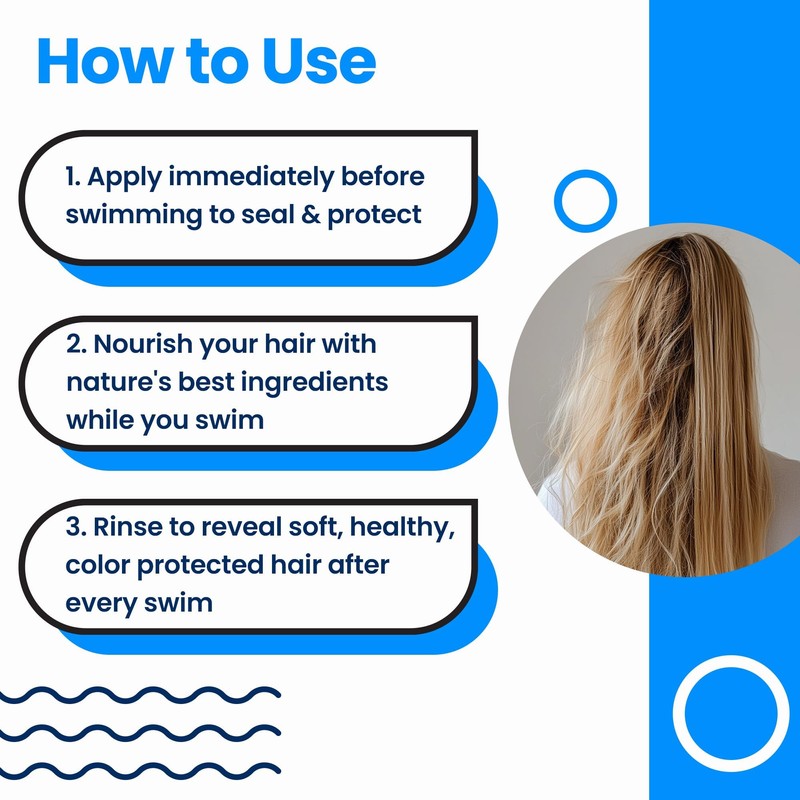 AQUA GUARD Pre-Swim Hair Defense | Protect Hair Before You