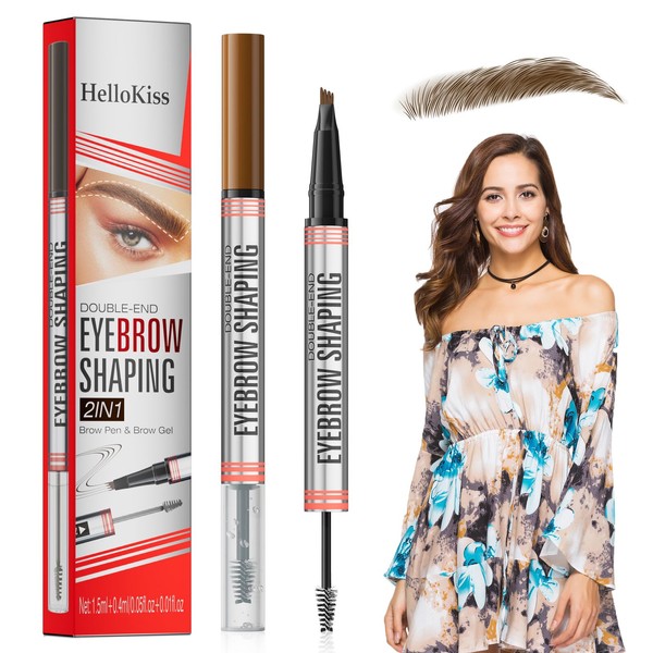 2in1 Augenbrauenstift Mit Gel Brow Lifting Set Augenbrauenstift Microblading Augenbrauen