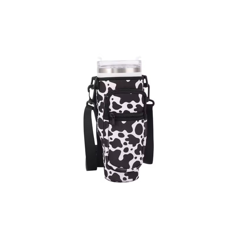 40 oz Tumbler Carrier for Hands-Free Travel – Neoprene Crossbody