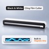 Magnetic Plastic Wrap Dispenser with Cutter for Kitchen Use –