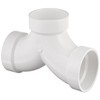 Spears P327 Series PVC DWV Pipe Fitting, 1/4 Bend, Tee,