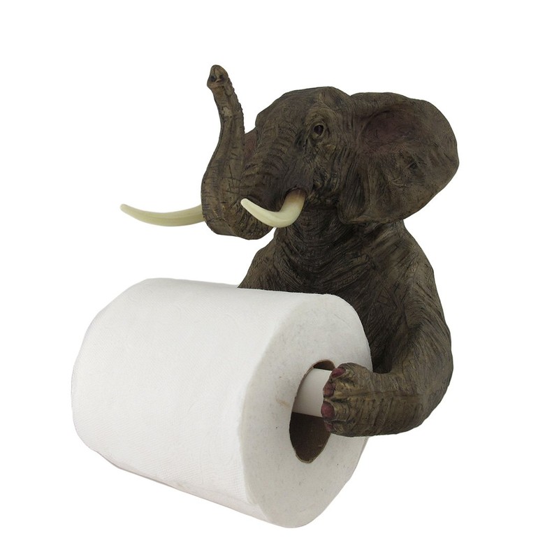New Decorative Elephant Bathroom Toilet Paper Tissue Wall Holder