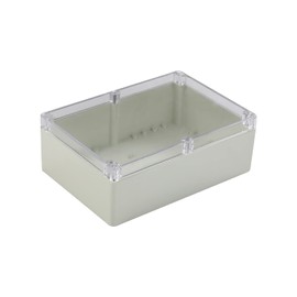 Fielect Junction Box ABS Plastic Dustproof Waterproof IP67 Universal Electrical Project Enclosure with PC Transparent Clear Cover 10.35" x 7.28" x 3.74"