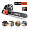 COOCHEER 62CC Gas Powered Chain saws, 20Inch 3.5HP 2-Stroke Gasoline
