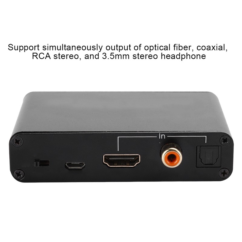 HDMI Audio Return Optical Coaxial Digital to Analog DAC Converter