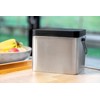 MasterClass Stainless Steel Compost Bin with Antimicrobial Lid