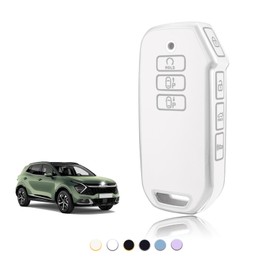 TOOMUME Key Case TPU Car Key Case Fits Kia Sportage R QL NQ5 GT-Line Grand Sorento 4 MQ4 Ceed CD Sportswagon Optima NIRO EV6, Key Cover Protection Key Shell - Smart Key