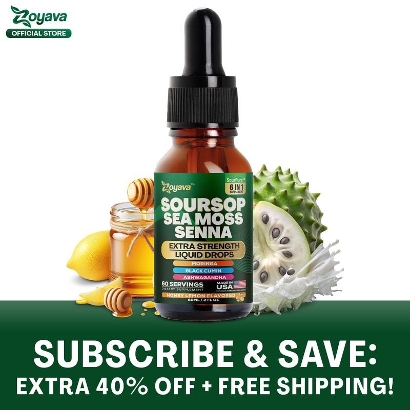 Zoyava Soursop Bitters – Flavored Extra Strength All-in-One Dietary Supplement