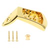 Mandolin Tailpiece Golden 8-String Screws Triangular Parts Musical Instrument Accessories