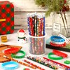 JUNEBRUSHS 72Pcs Christmas Party Favors Set, 36Pcs Christmas Pencils with