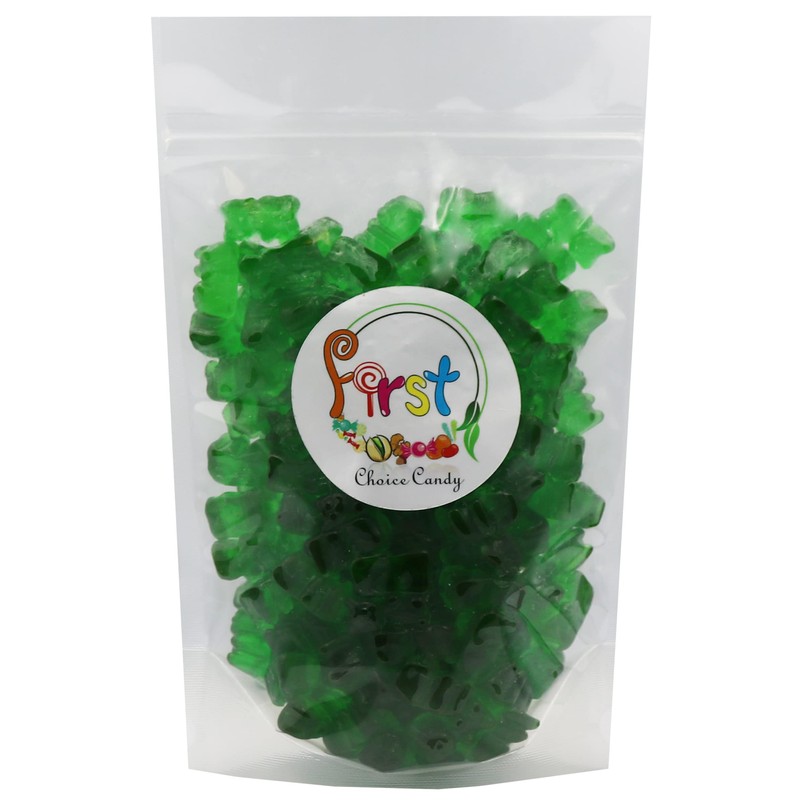 FirstChoiceCandy Gummy Bears (Green Apple, 1 Pound (Pack of 1))