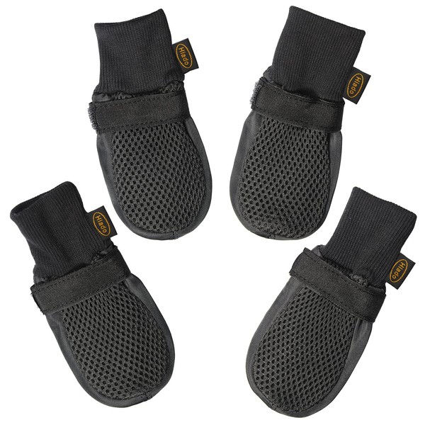 Hiado Dog Shoes Boots with Mesh Nonslip Rubber Soles to