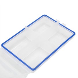 Dsjnf Mini Fishing Tackle Box Organizer Fishing Hook Organizer Mini Tackle Box Pocket Tackle Box Mini Fishing Gear Accessory Box 4PCS