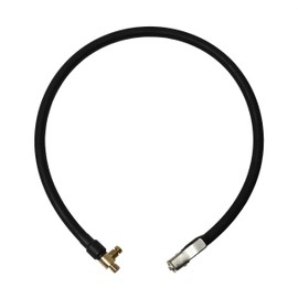 wanoa Air Pump for Cars, Motorcycles, Air Hose, Valve Extension Tube, Conversion Adapter Included, 3.9 inches (10 cm), 7.9 inches (20 cm), 23.6 inches (60 cm)