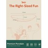 Sweese Porcelain 7.8 Inch Dessert Plates Set of 6 -