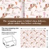 FYSUIMU 6 Sheets Western Cowgirl Wrapping Paper - Not Roll