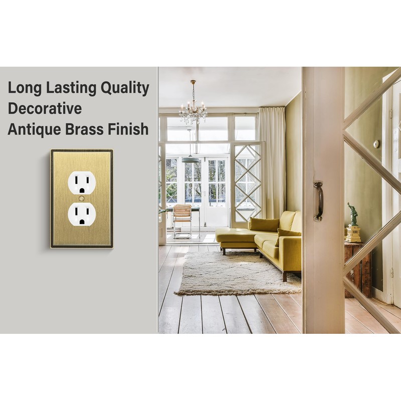 Henne Bery Soft Modern Decorative Wall Plate Switch Plate Outlet