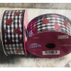 Valentines Valentine’s Crafts Red Hearts On White Satin Ribbon:1.5 Inch/10yd(1