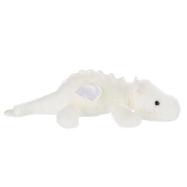 Apricot Lamb Lying Dragon Plush Stuffed Animals for Kids, Soft Cute Plush Toys for Baby Girl and Boy, Large Fluffy Lying Dragon White 24.8 Inches