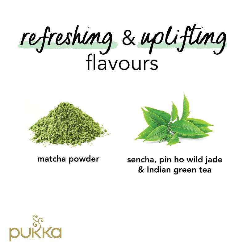 Pukka Herbs | Supreme Matcha Green Organic Herbal Tea |