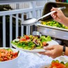 Serving Spoons Large, 10.9inch Stainless Steel Buffet Serving Spoons Set