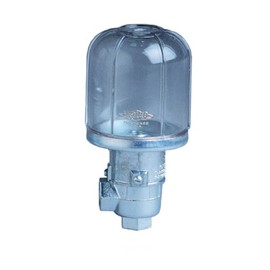 Trico Zinc Die Casting E Opto-Matic Constant Level Oiler with Butyrate Plastic Reservoir, 2 oz Capacity, 1/4" NPT, 1-15/16" Diameter x 4-3/8" Height